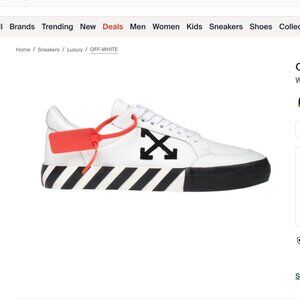 Off-White sneaker low vulcanized white-black - EU 40